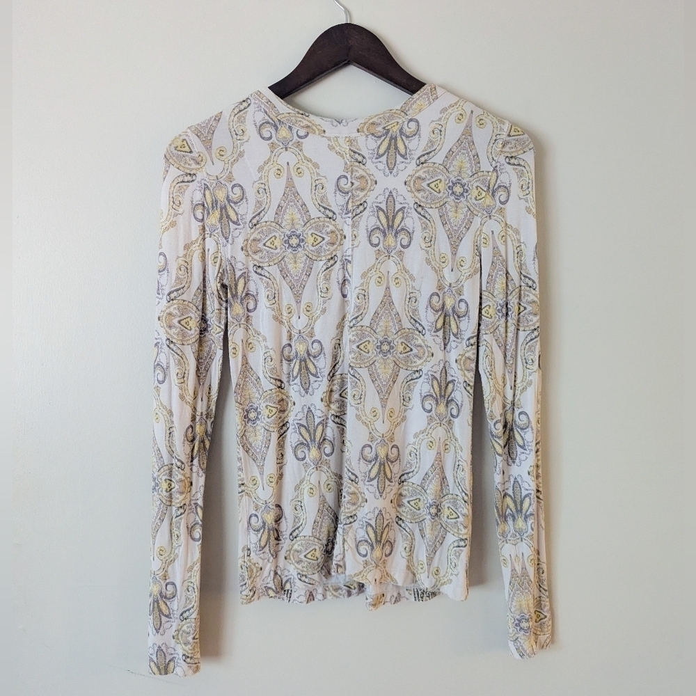 Free People Lace Up Patterned Top - Picture 4 of 4